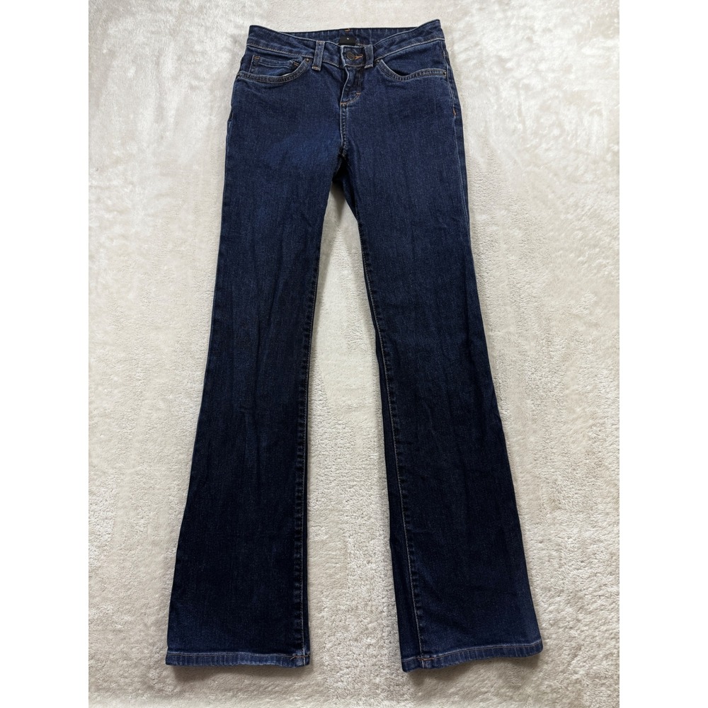 Patagonia Womens Bootcut Organic Cotton Dark Wash Blue Jeans 25 Meas: 26x31